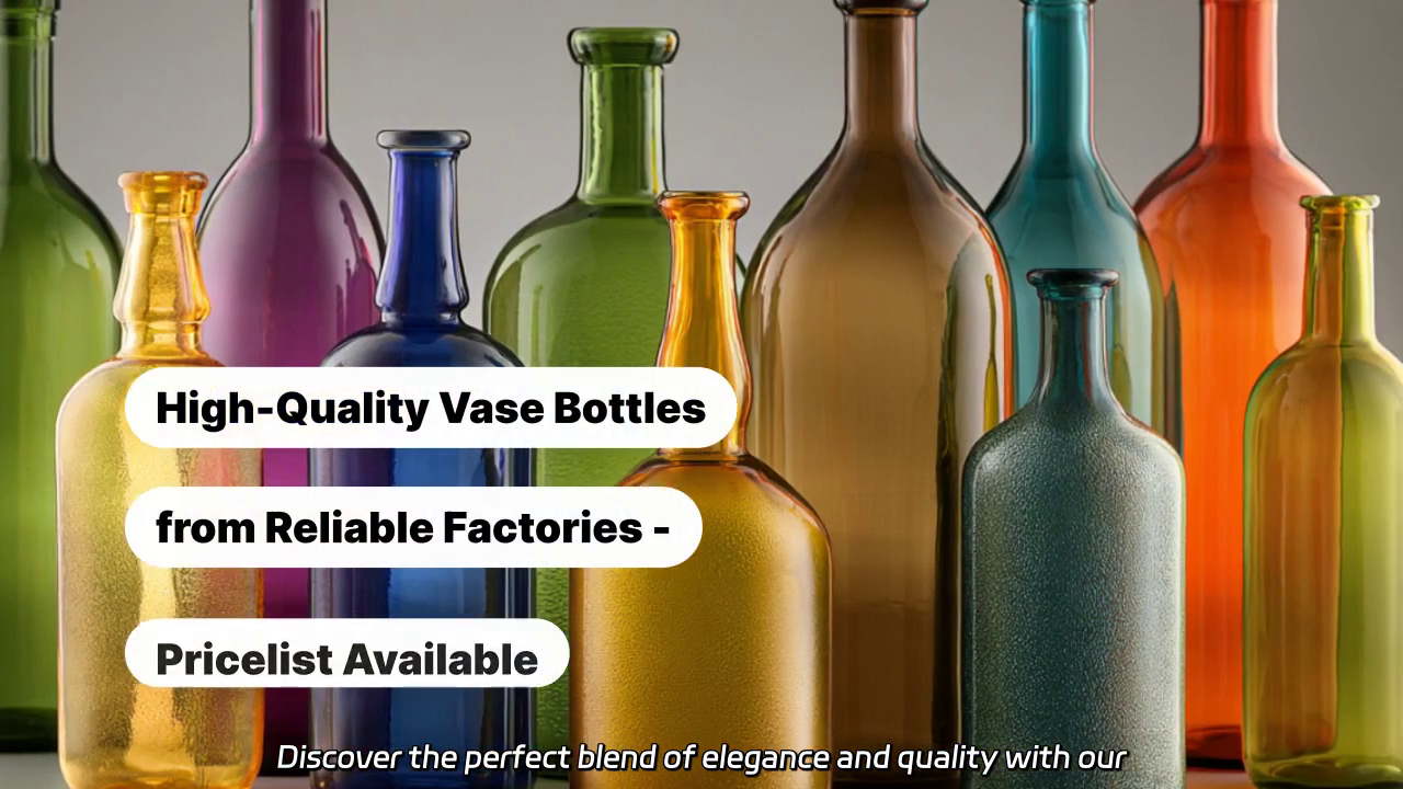 Elegant Vase Bottles from Trusted Manufacturers