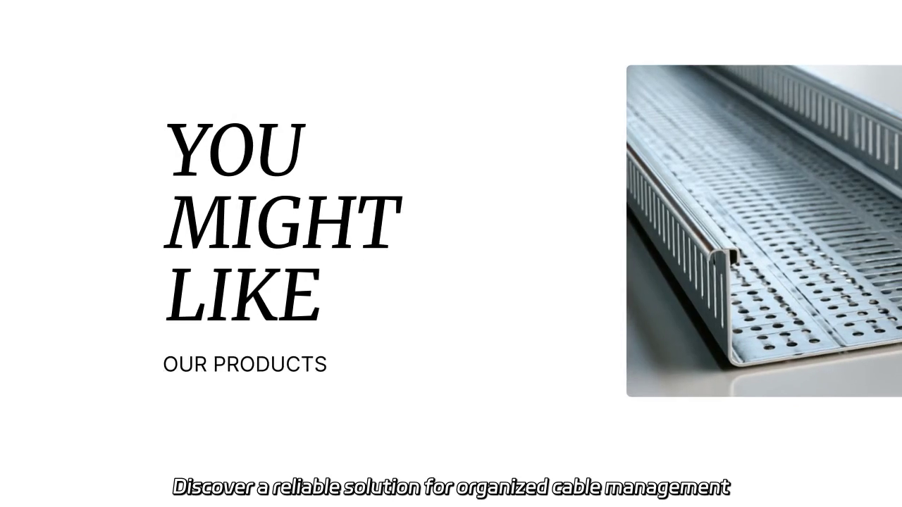 China Pre-Galvanized Perforated Cable Tray