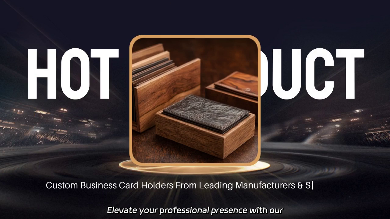 Custom Business Card Holders: Elegant Designs for Professionals