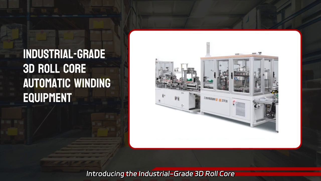Industrial-Grade 3D Roll Core Automatic Winding Machine
