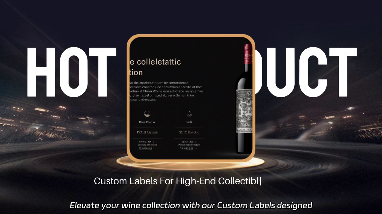 Custom Labels for Premium Collectible Wines