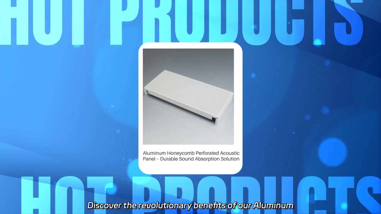 Revolutionary Aluminum Honeycomb Perforated Acoustic Panels