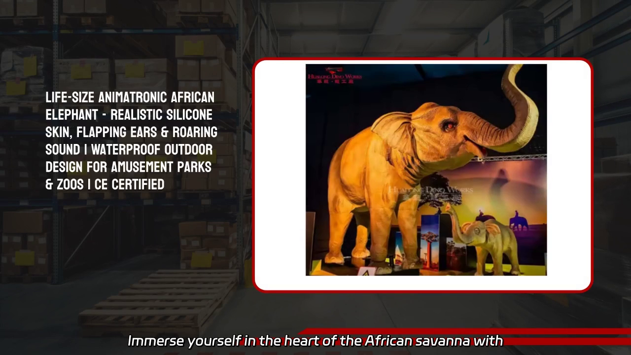 Life-Size Animatronic African Elephant Experience