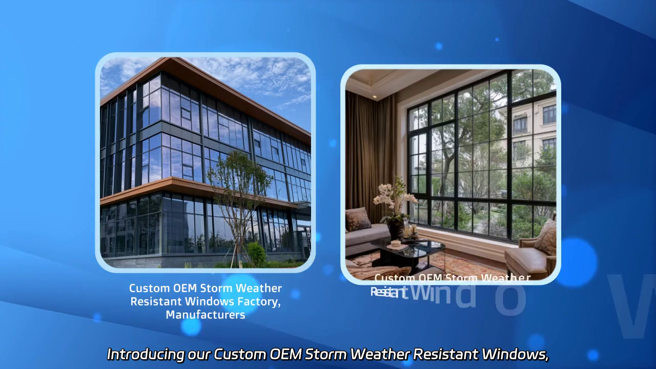 Custom OEM Storm Weather Resistant Windows - Exceptional Durability and Performance