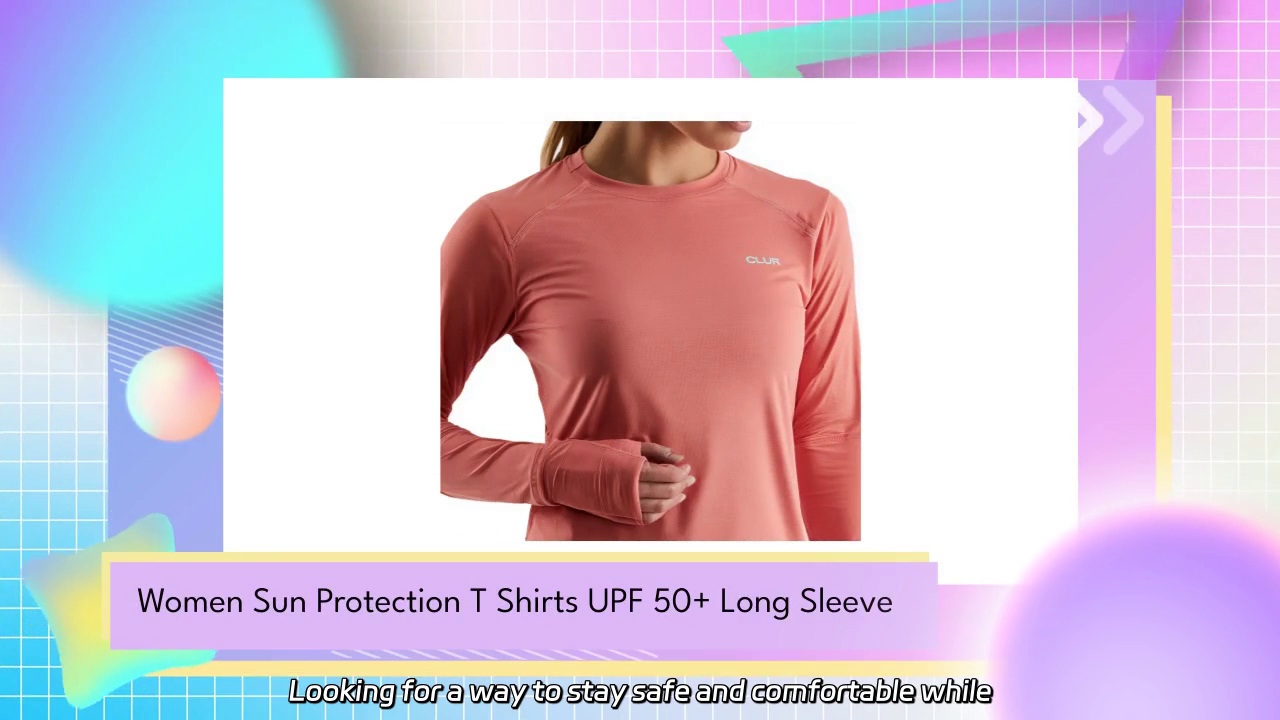 Women’s UPF 50+ Long Sleeve Sun Protection T-Shirt: Stay Safe and Comfortable Outdoors