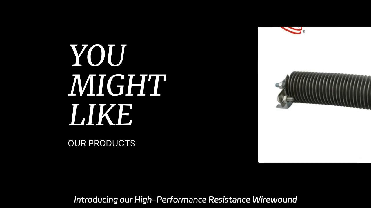 High-Performance Resistance Wirewound Braking Resistor for VFD Applications