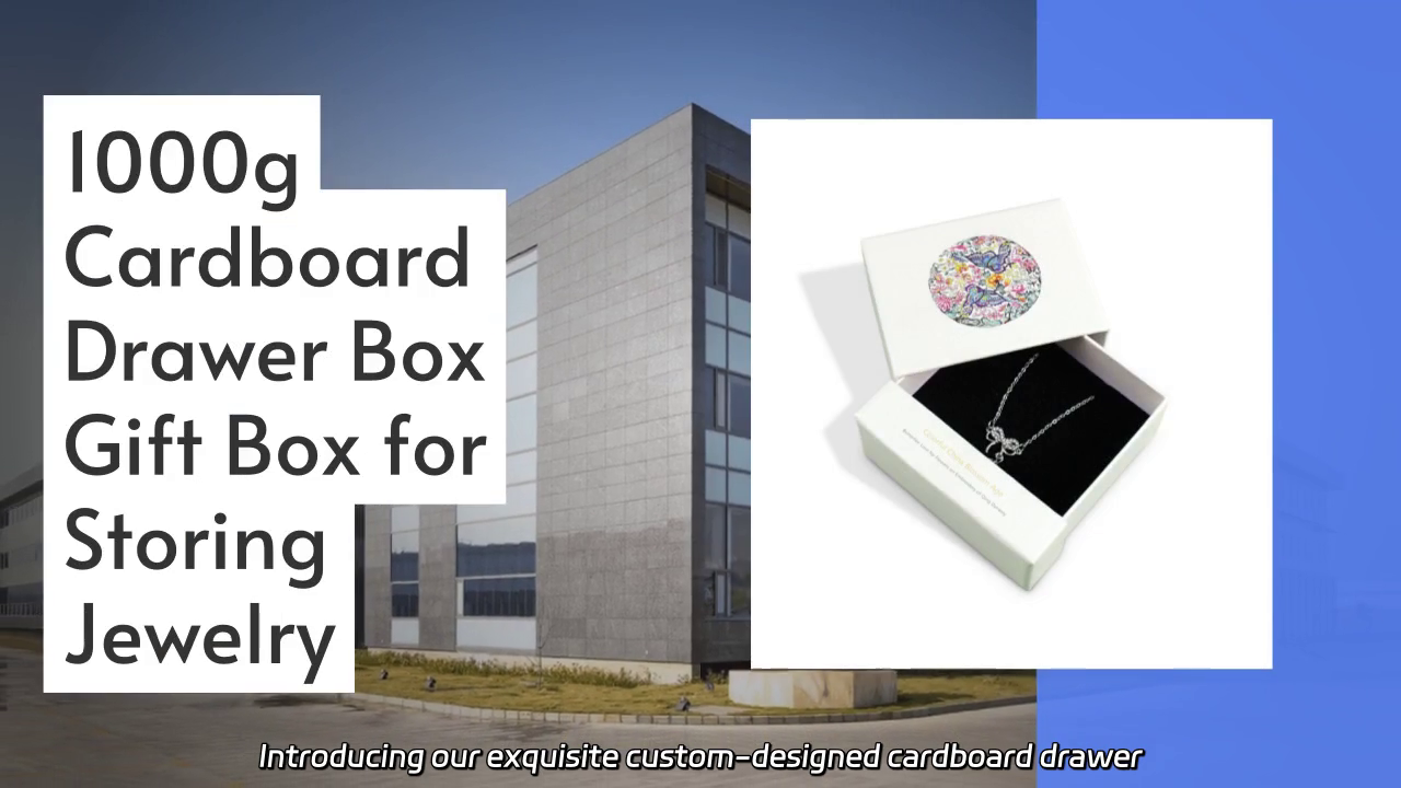 Elegant Custom Cardboard Drawer Box for Jewelry