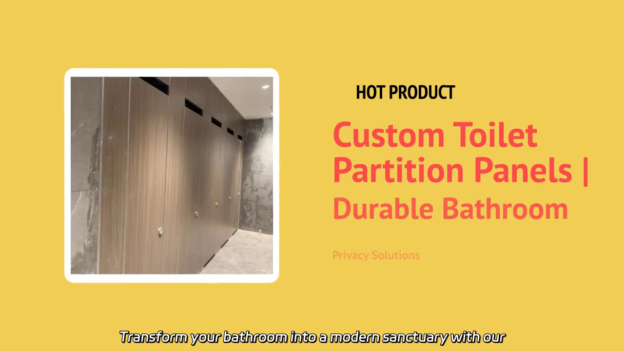 Modern Toilet Partition Solutions: Customizable High-Pressure Panels for Privacy and Design