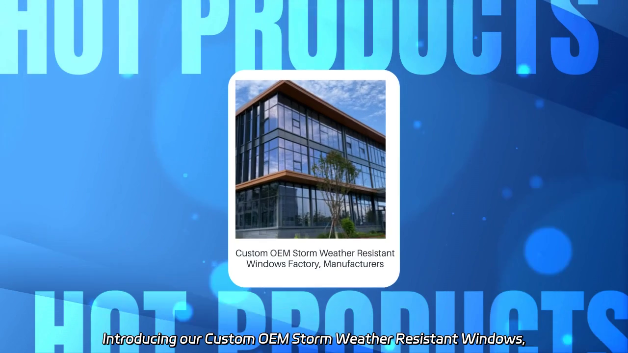 Custom OEM Storm Weather Resistant Windows - Unmatched Durability and Protection