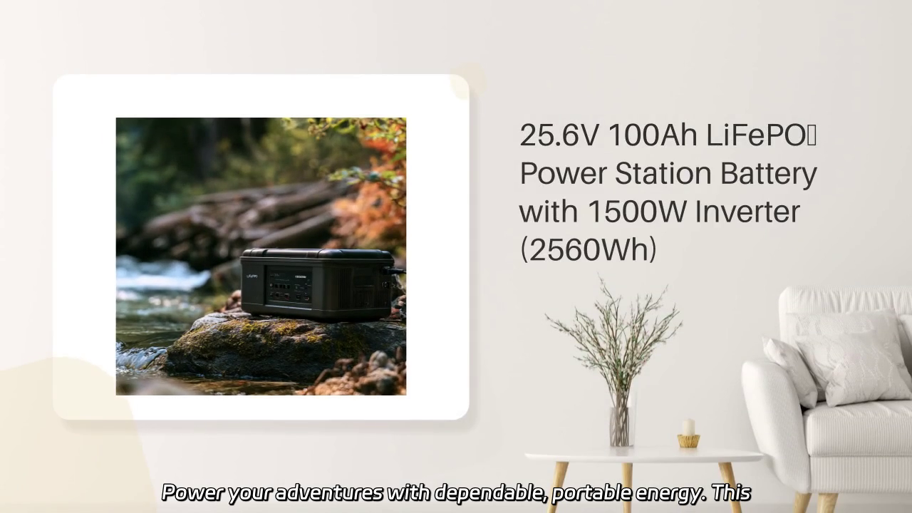 25.6V 100Ah LiFePO₄ Power Station Battery