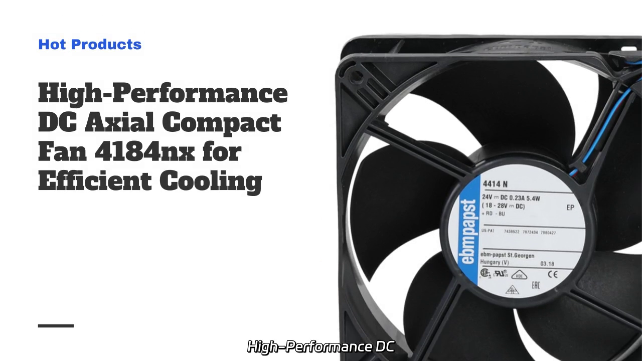 High-Performance DC Axial Compact Fan 4184nx