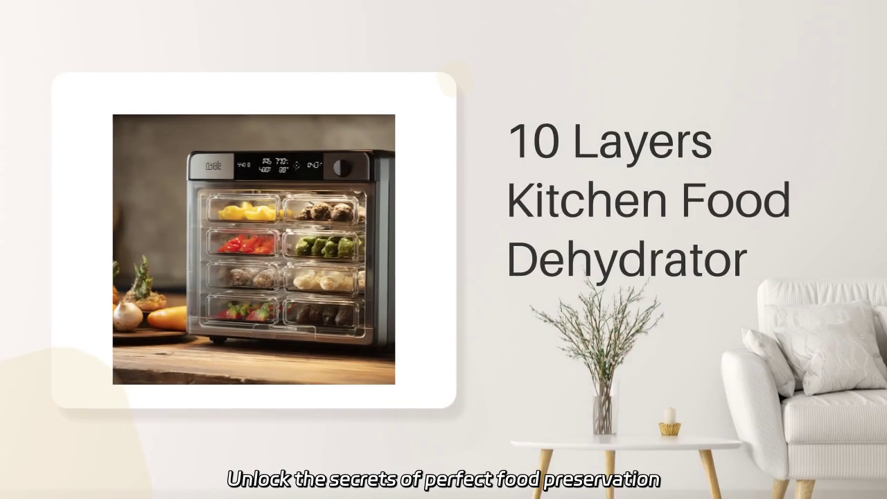 Maximize Your Food Preservation: J-Series 10-Tray Food Dehydrator Guide