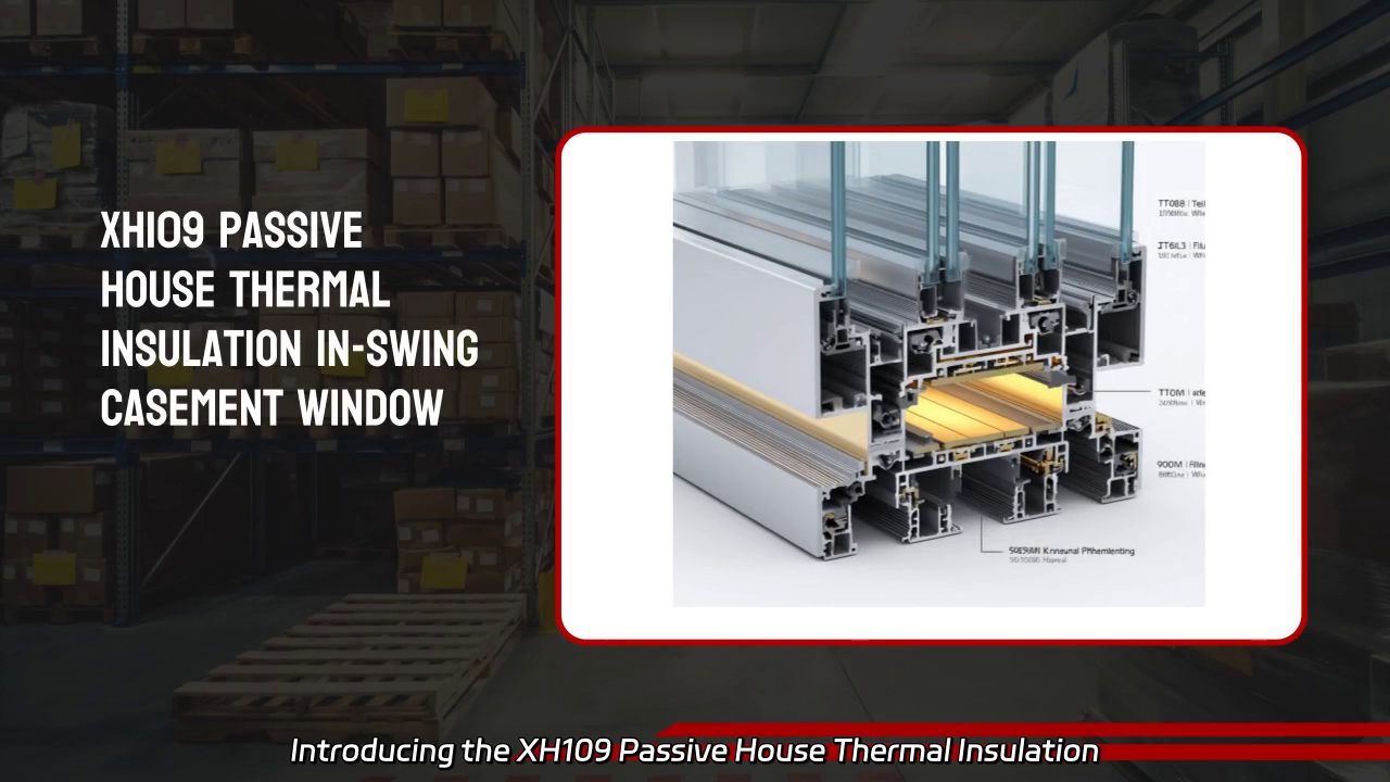 XH109 Passive House Thermal Insulation In-swing Casement Window Features Showcase