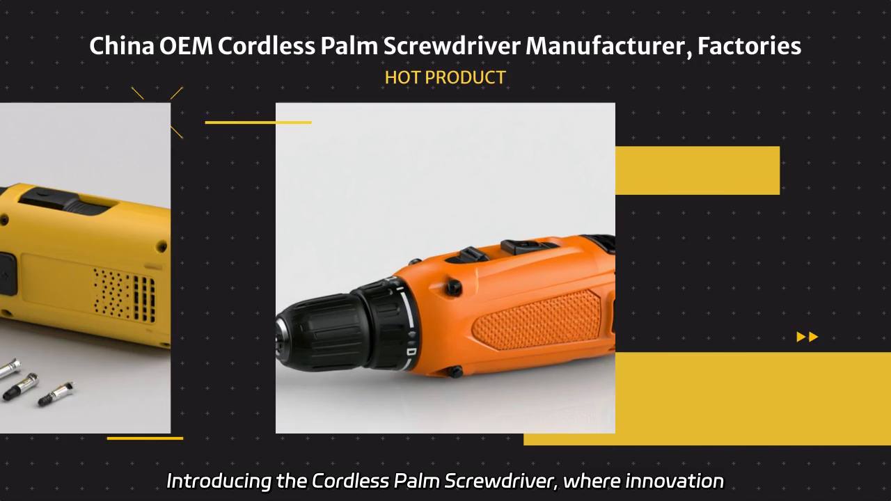 Cordless Palm Screwdriver: Innovative Design and Performance Showcase
