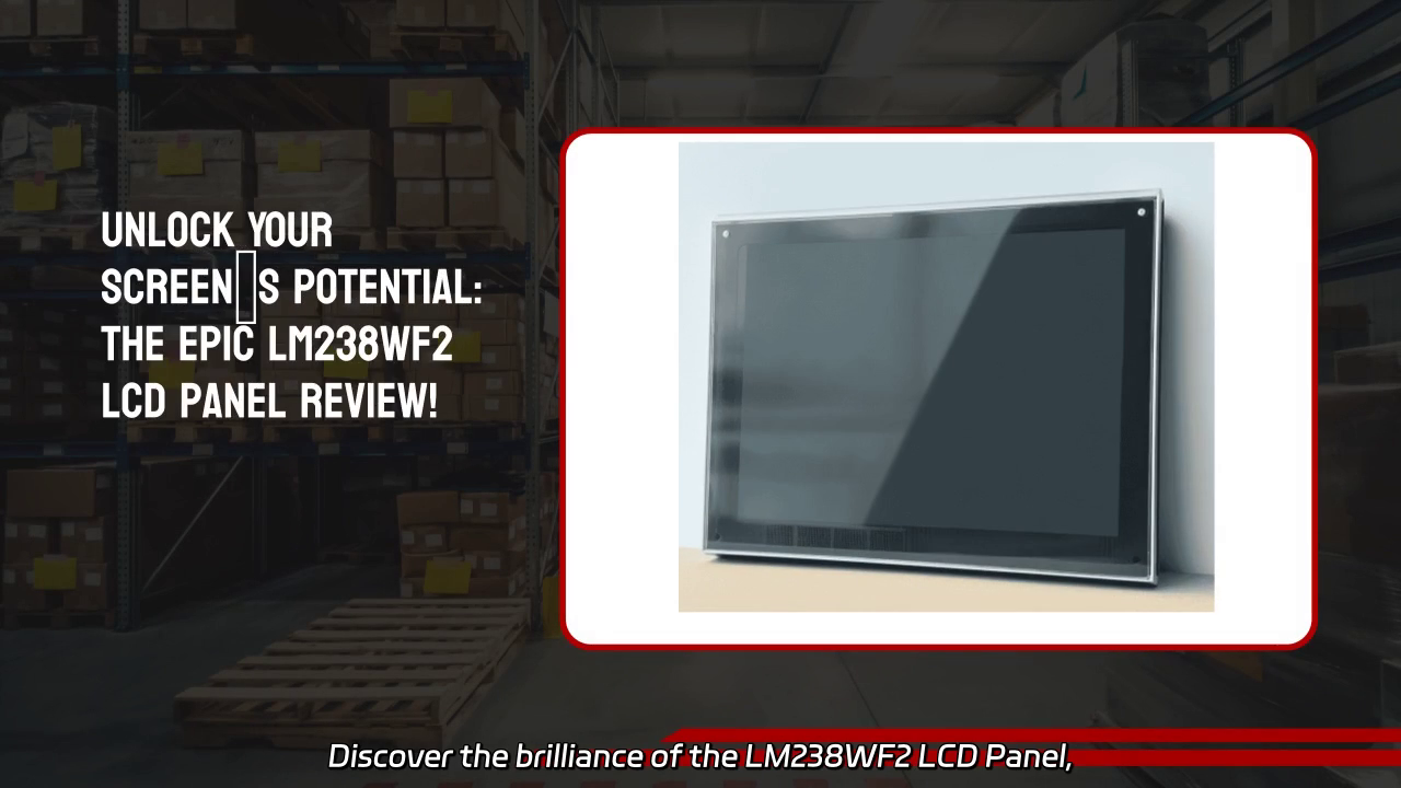 Unlock the Full Potential of Your Display: LM238WF2 LCD Panel Review