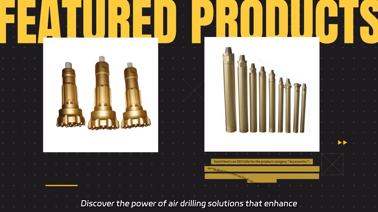 Air Drilling Solutions: Enhance Efficiency with DTH Hammers and Tools
