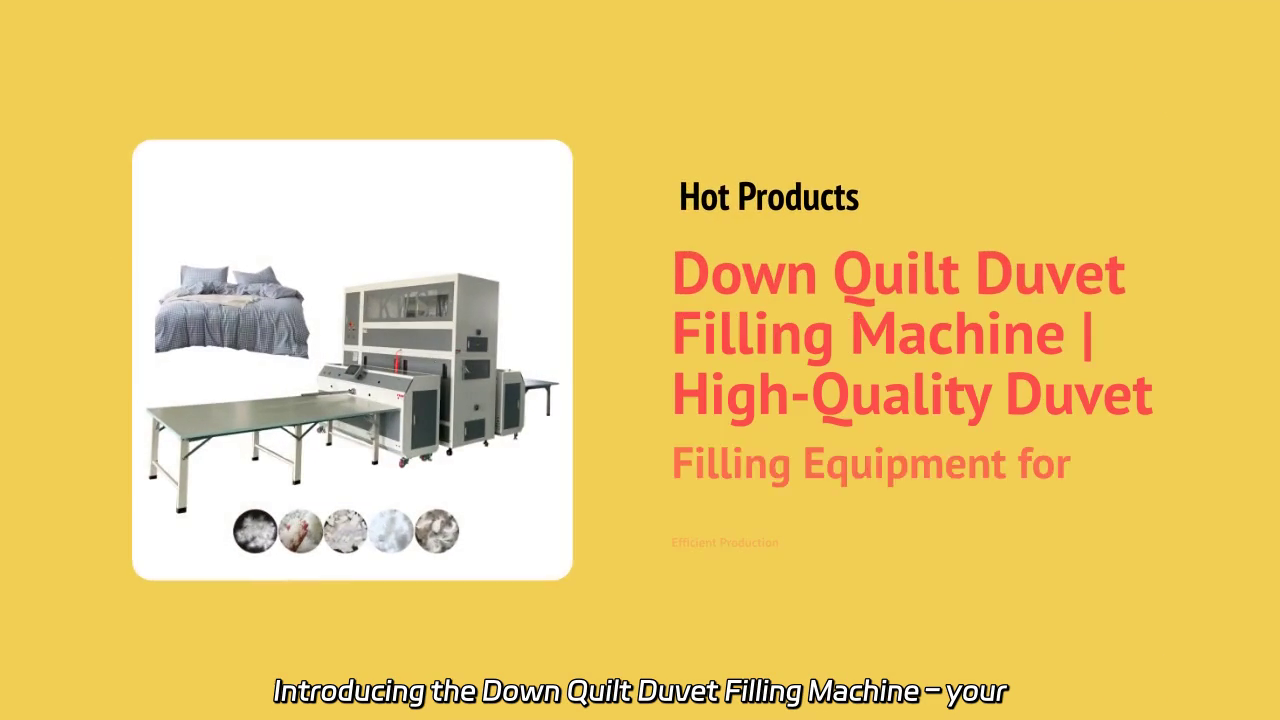 Down Quilt Duvet Filling Machine: Precision Weighing