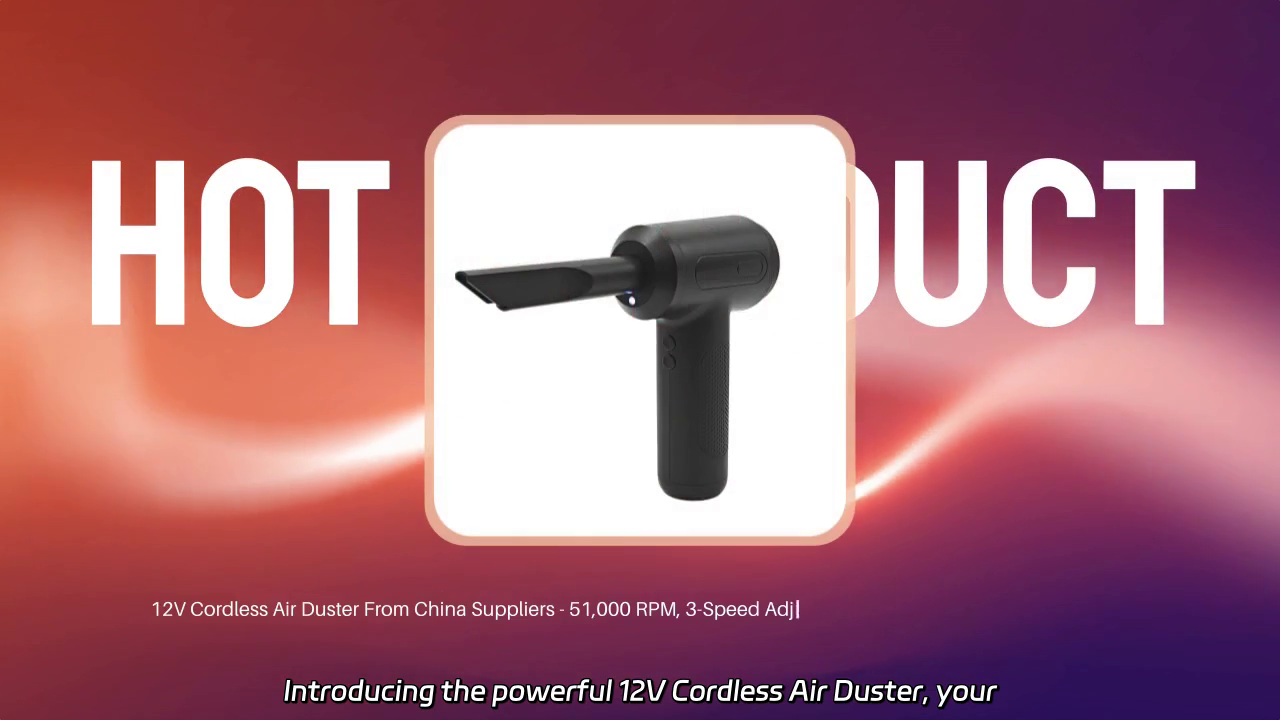 Powerful 12V Cordless Air Duster