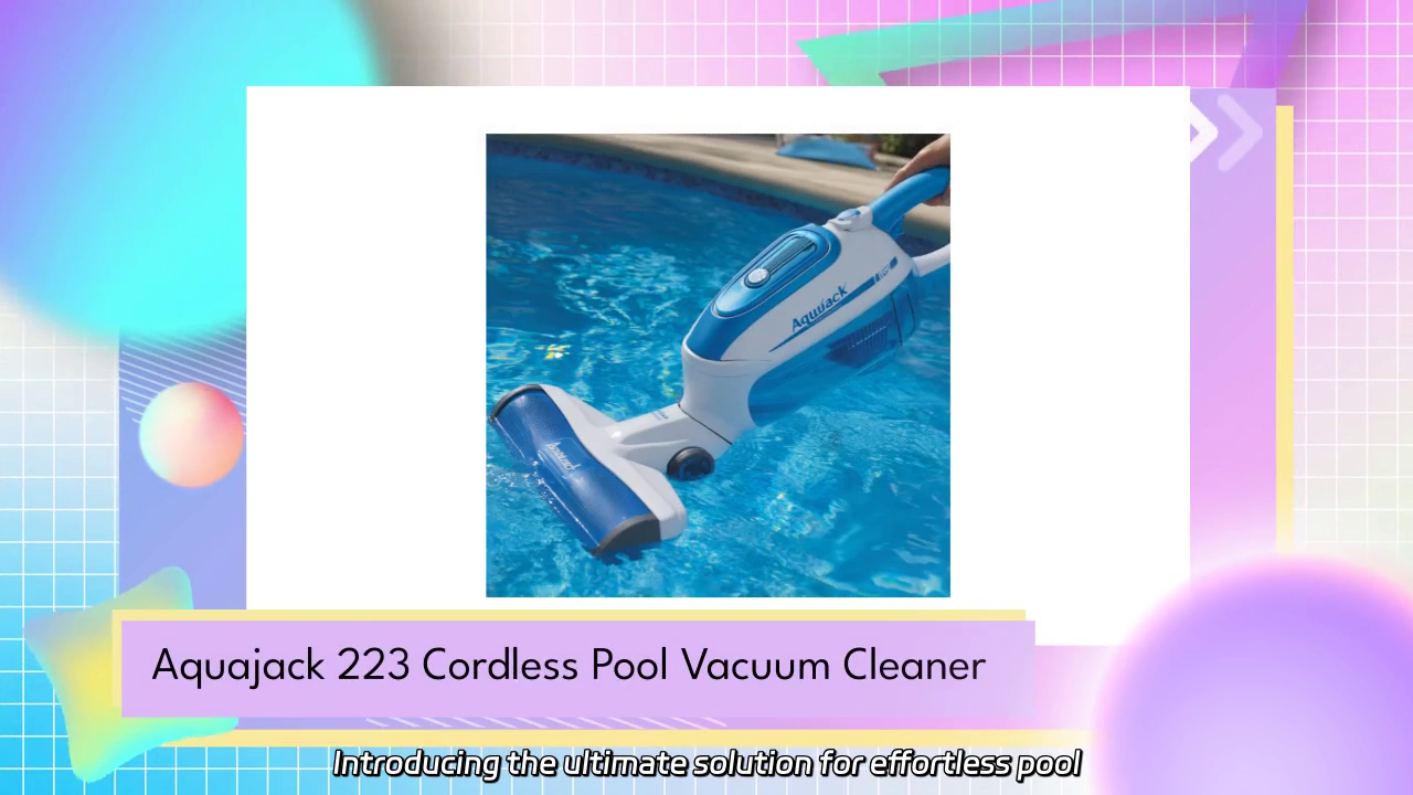 Powerful Cordless Pool Vacuum Cleaner for Effortless Cleaning