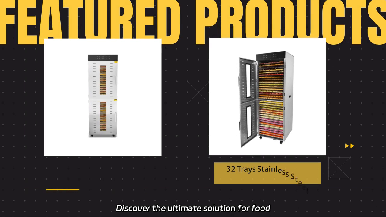 32 Trays Stainless Steel Commercial Dehydrator
