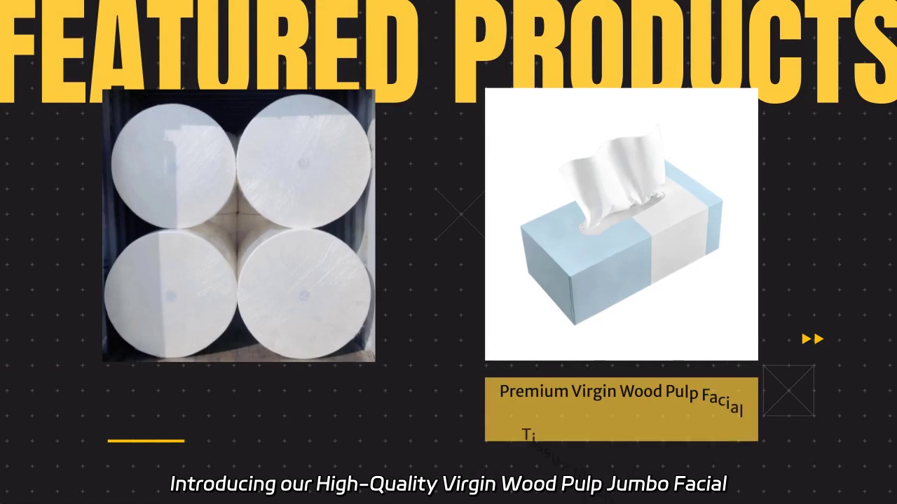 High-Quality Virgin Wood Pulp Jumbo Facial Tissue Roll