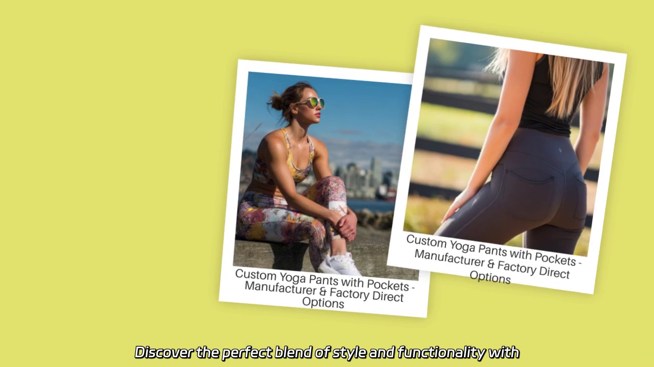 Custom Yoga Pants with Pockets - Stylish Comfort for Every Workout