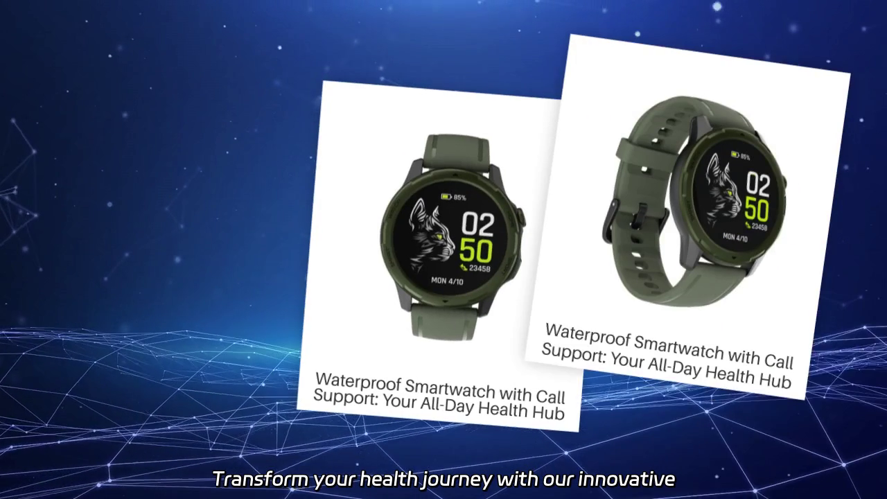 Revolutionize Your Health with our Waterproof Smartwatch