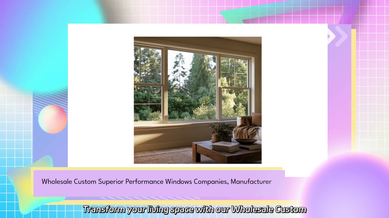 Wholesale Custom Superior Performance Windows: Elevate Your Space
