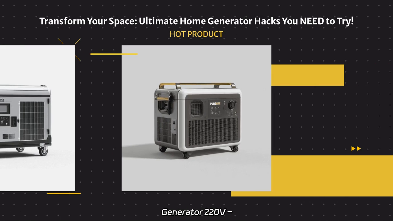 Home Generator 220V: Power Your Essentials