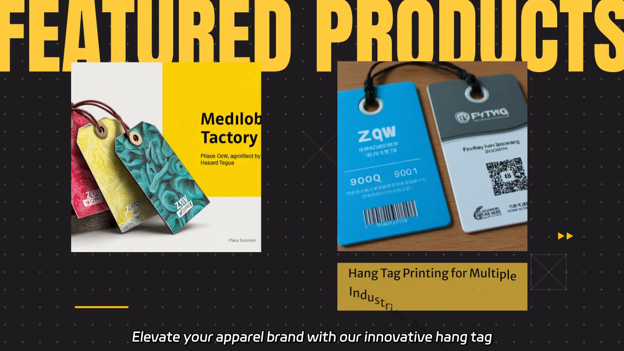 Innovative Hang Tag Printing for Apparel
