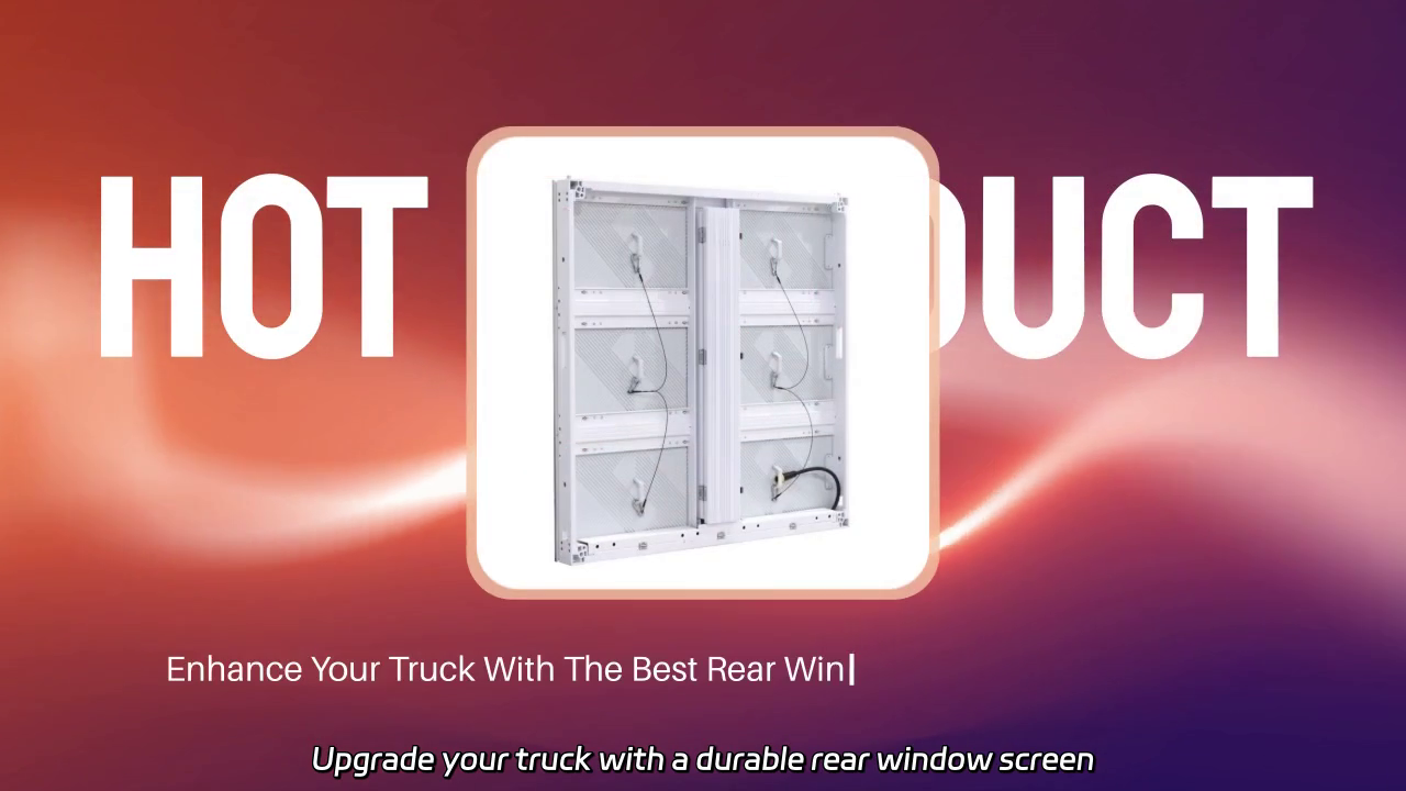 Upgrade Your Truck with a Durable Rear Window Screen for Cargo Protection and Privacy