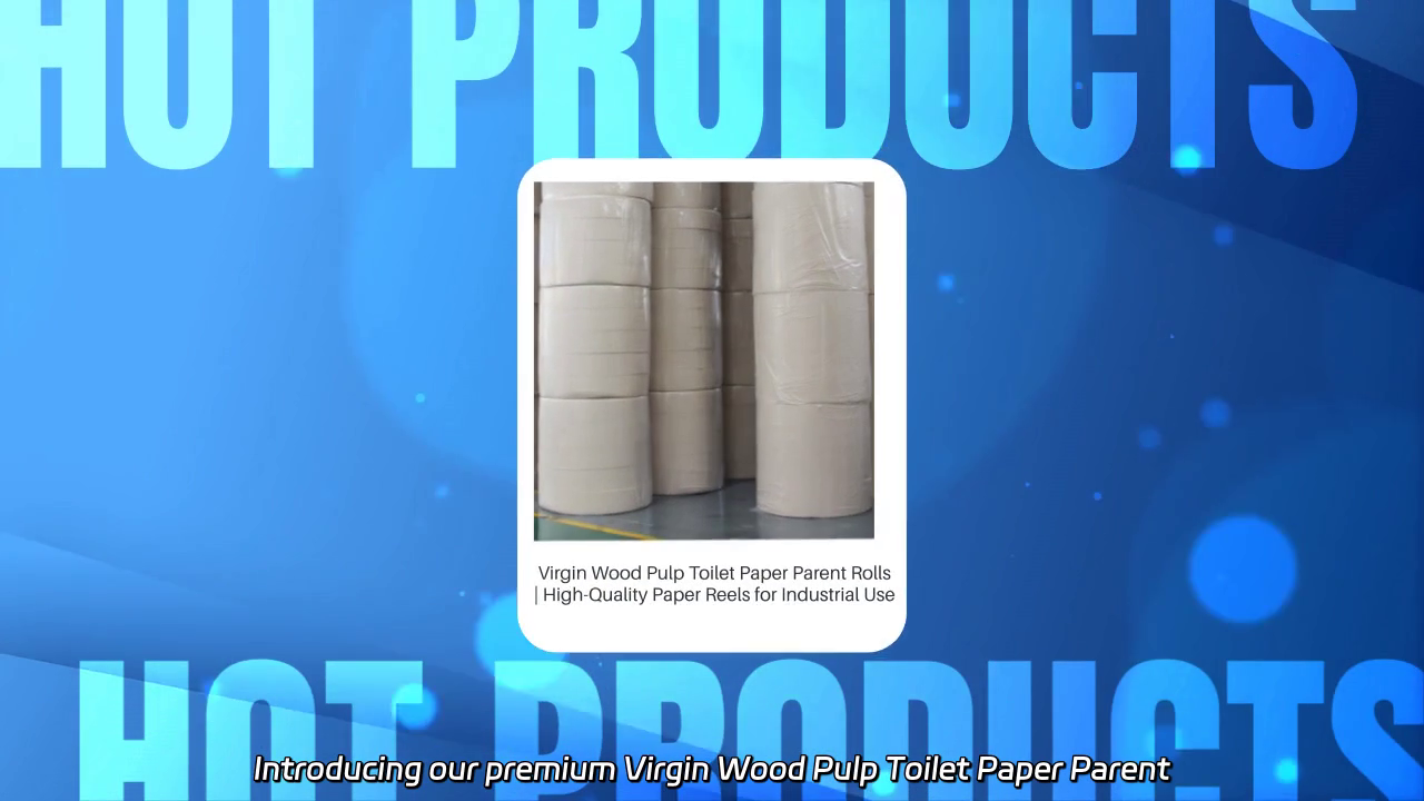 Virgin Wood Pulp Toilet Paper Parent Roll
