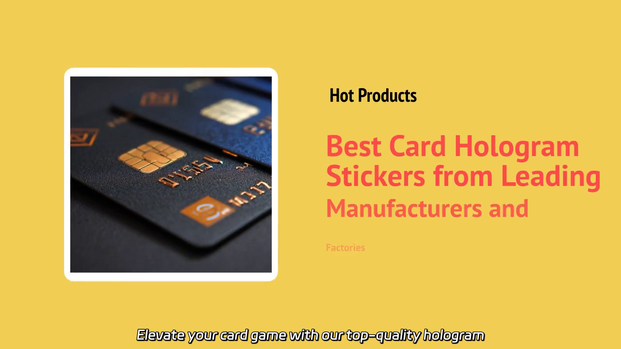 Top Quality Hologram Stickers for Cards
