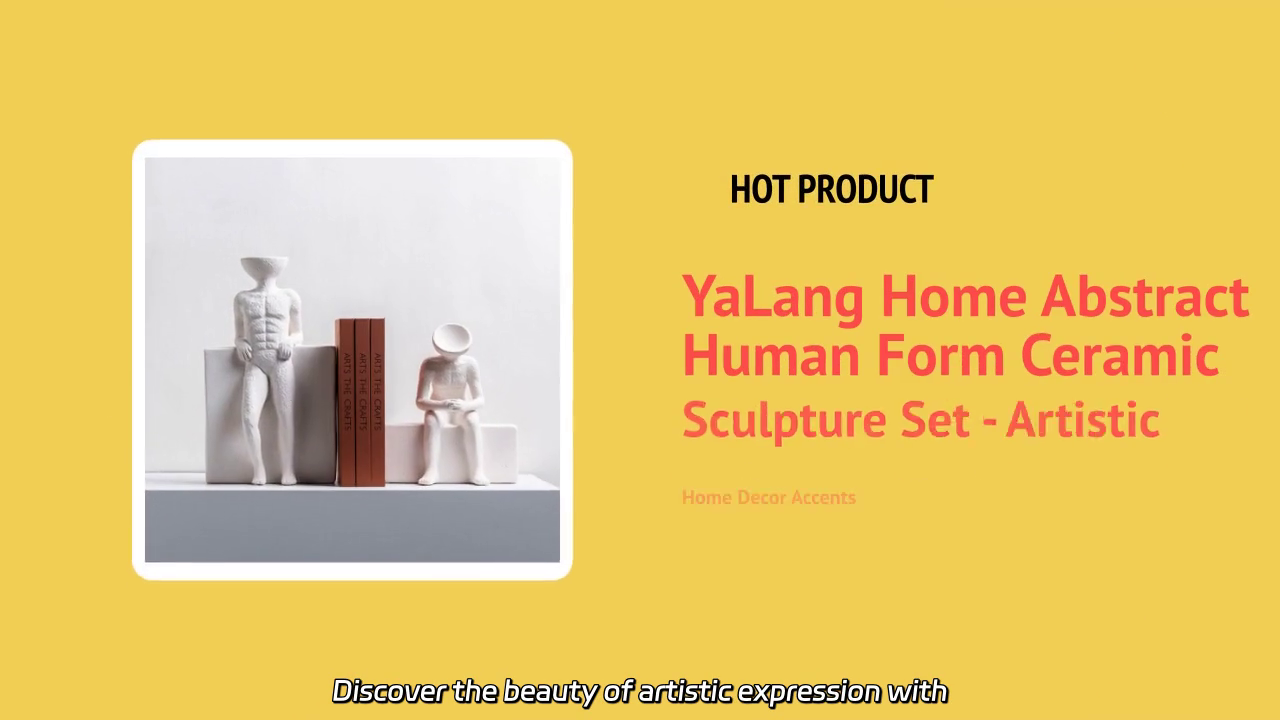 Abstract Ceramic Human Form Sculptures - Unique Artistic Home Decor Accents