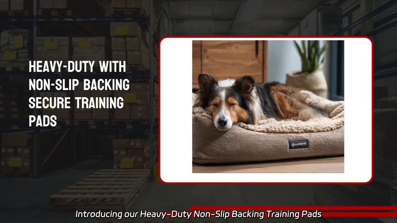 Heavy-Duty Non-Slip Backing Training Pads for Pets