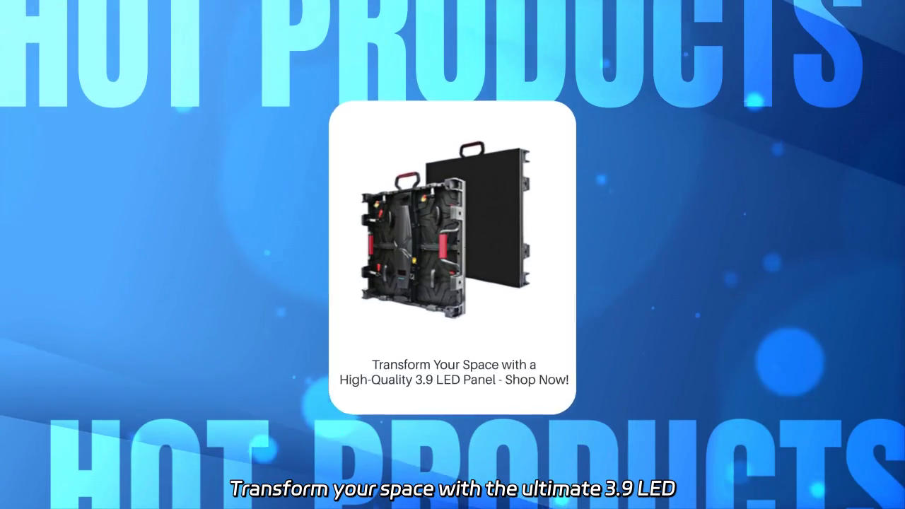 Transform Your Space: The Ultimate 3.9 LED Panel Experience