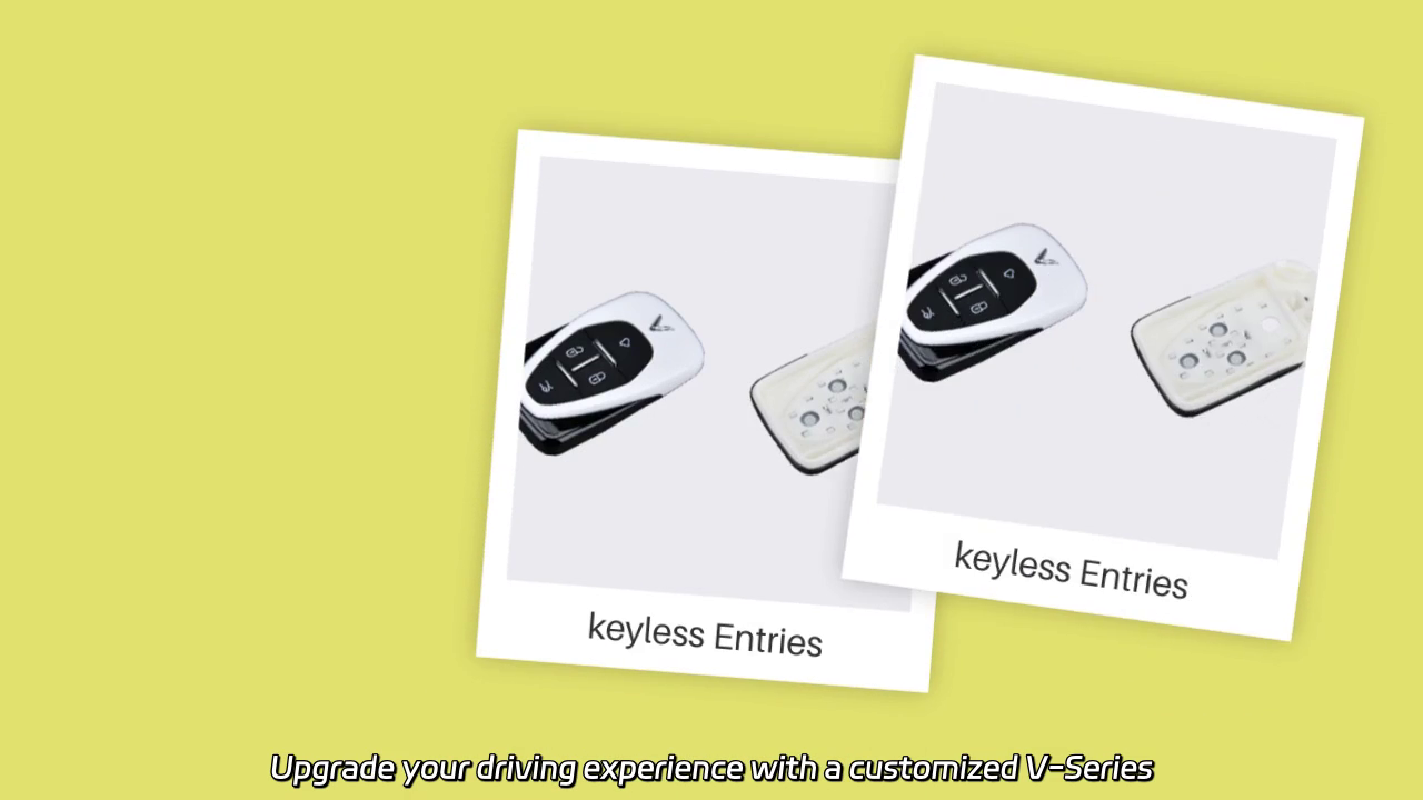 Customized V-Series Car Remote Key