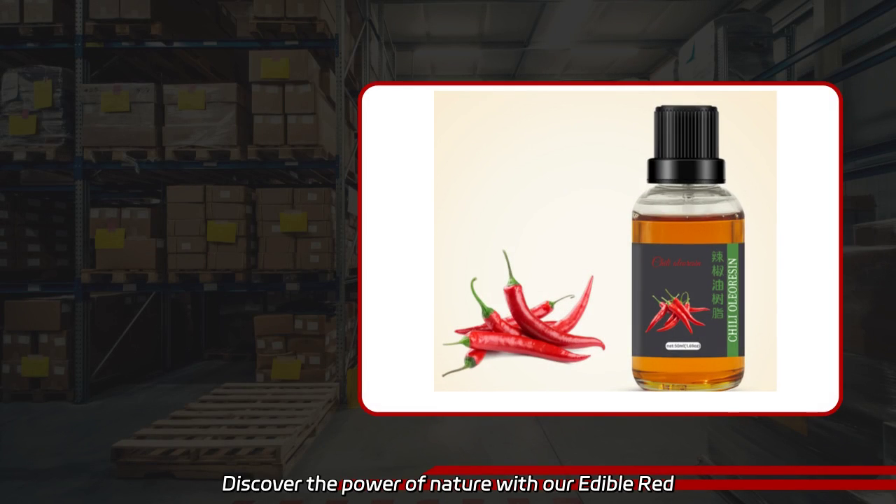 Edible Red Chili Extract Capsicum Oleoresin Slimming Essential Oil