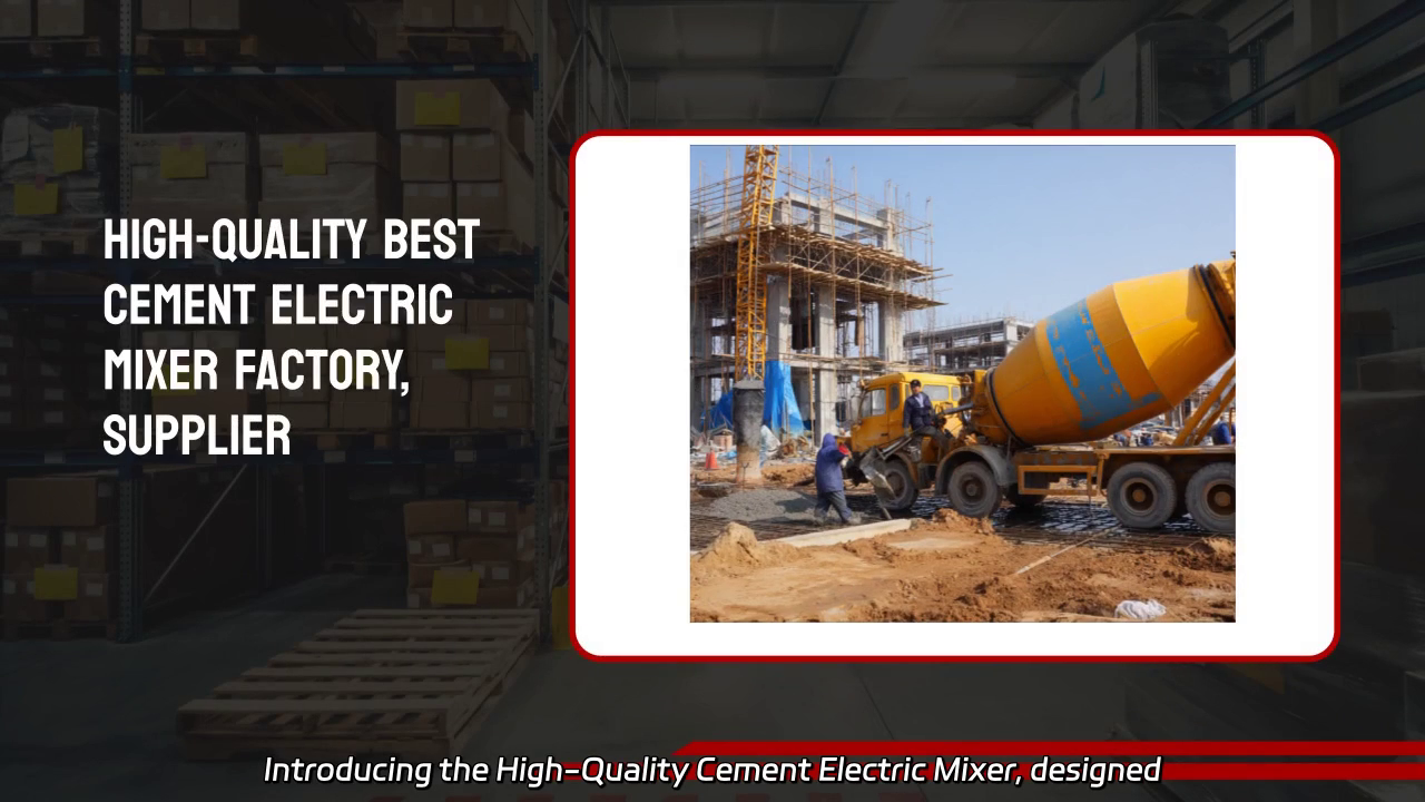 High-Quality Cement Electric Mixer for Efficient Construction