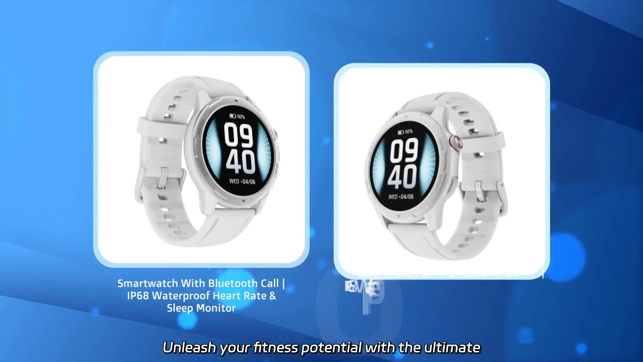 Unleash Your Fitness: Ultimate Smartwatch with Bluetooth Call & IP68 Waterproofing