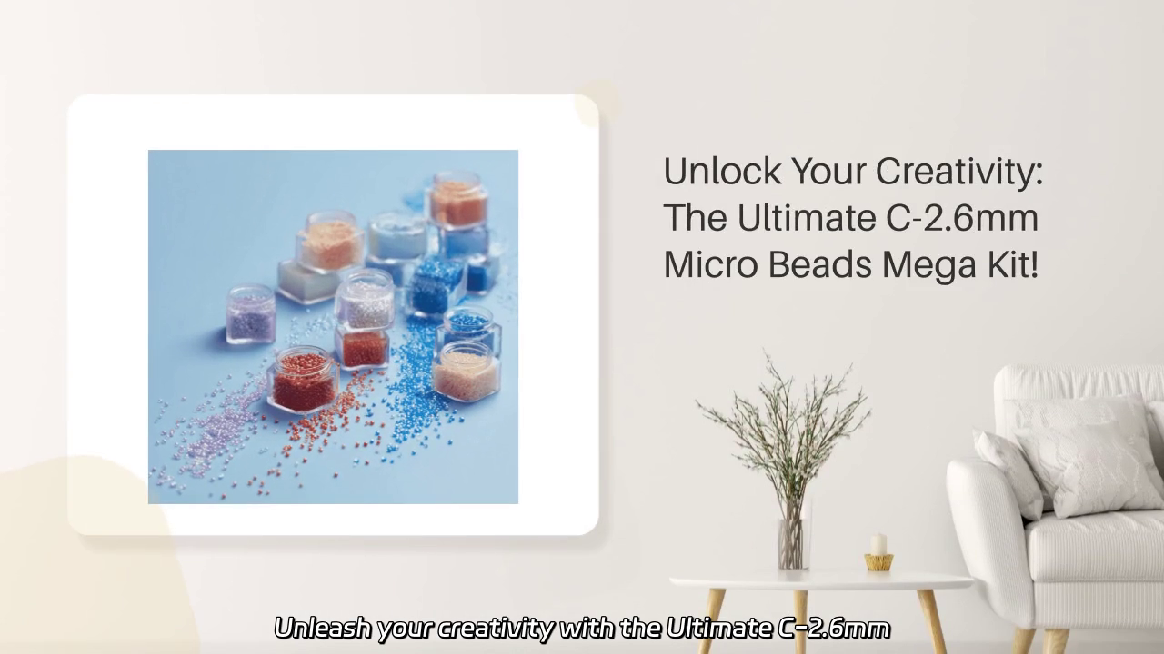 Unleash Your Imagination with the Ultimate C-2.6mm Micro Beads Mega Kit!