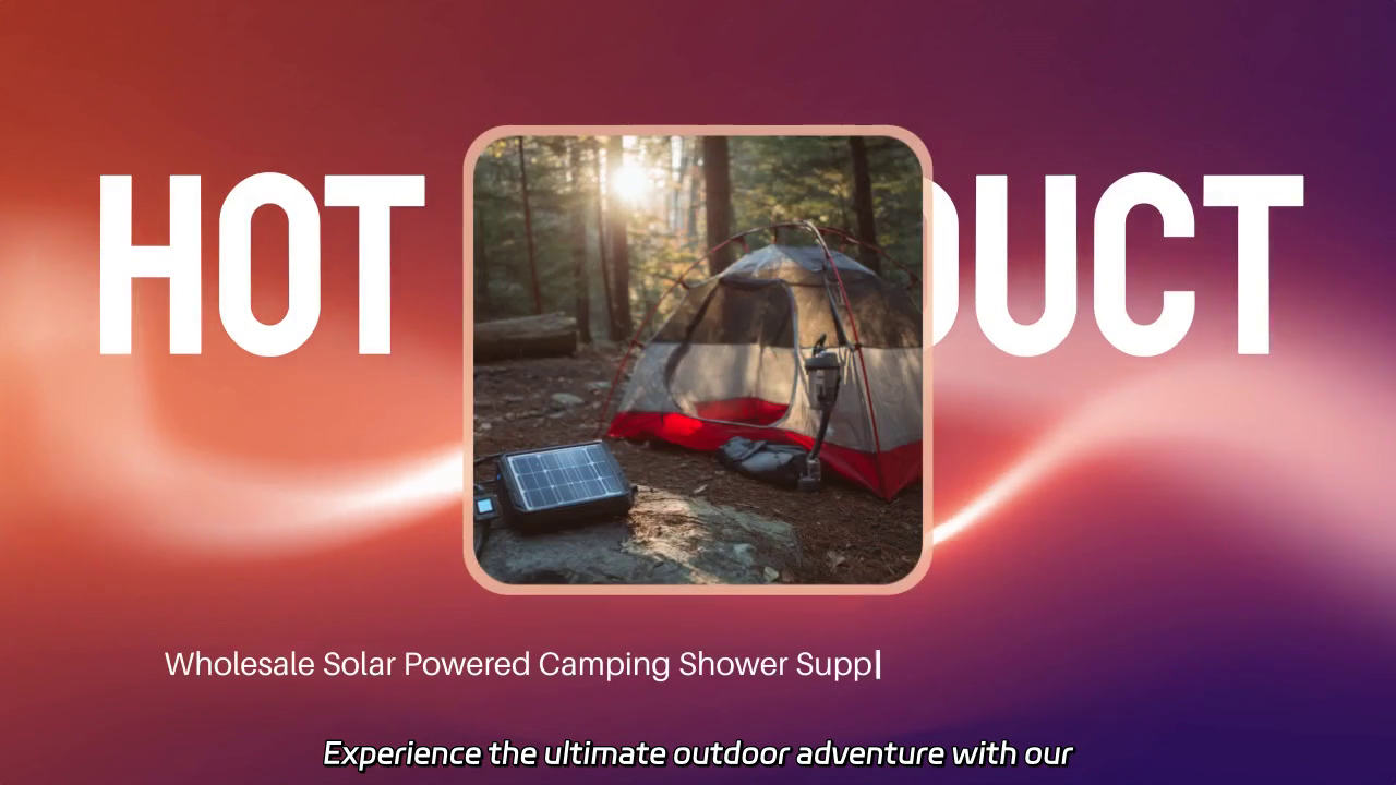 Eco-Friendly Solar Powered Camping Shower Solutions