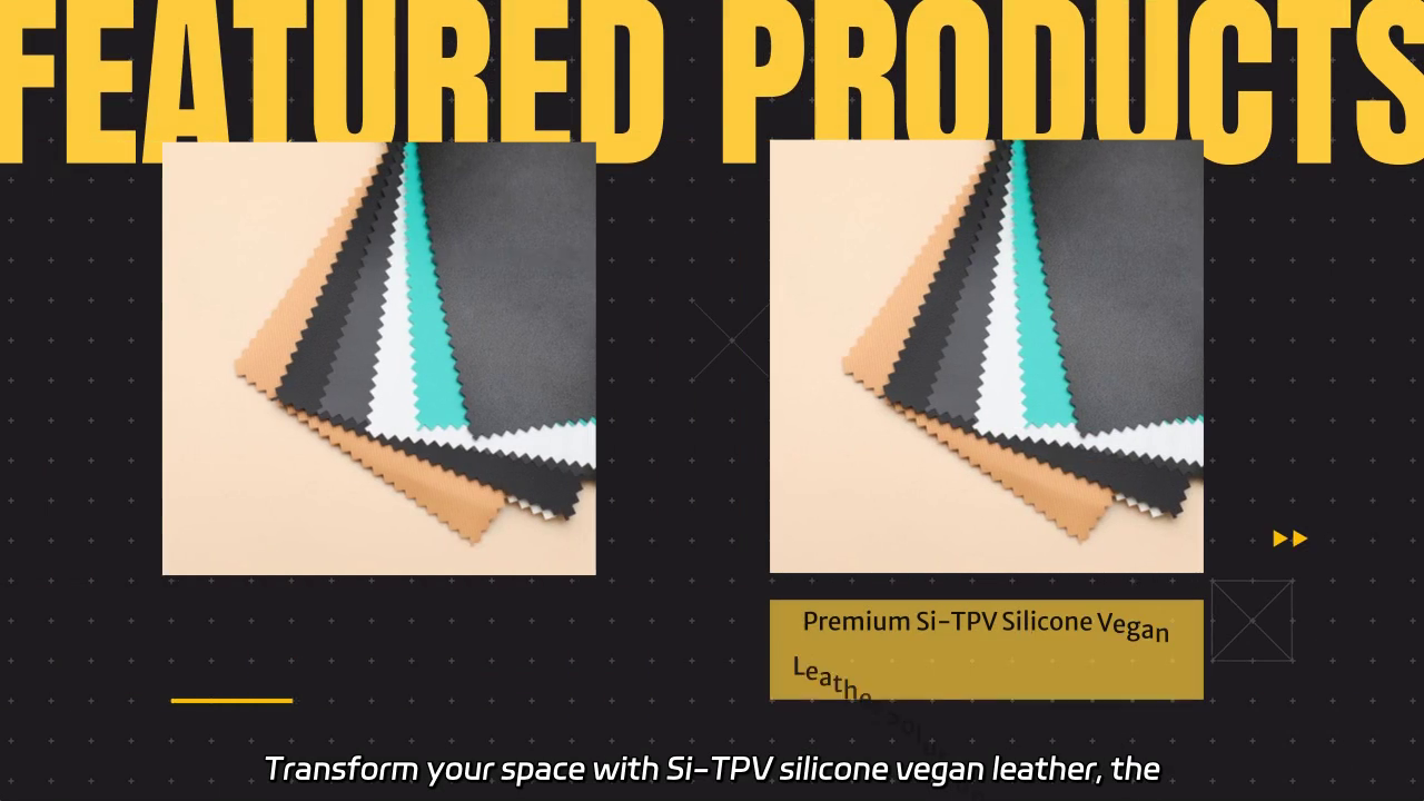 Transform Your Space with Si-TPV Silicone Vegan Leather