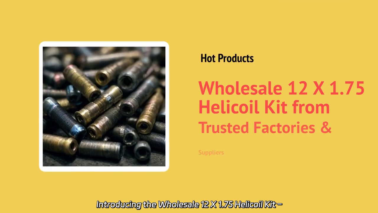 Wholesale 12 X 1.75 Helicoil Kit Video Showcase
