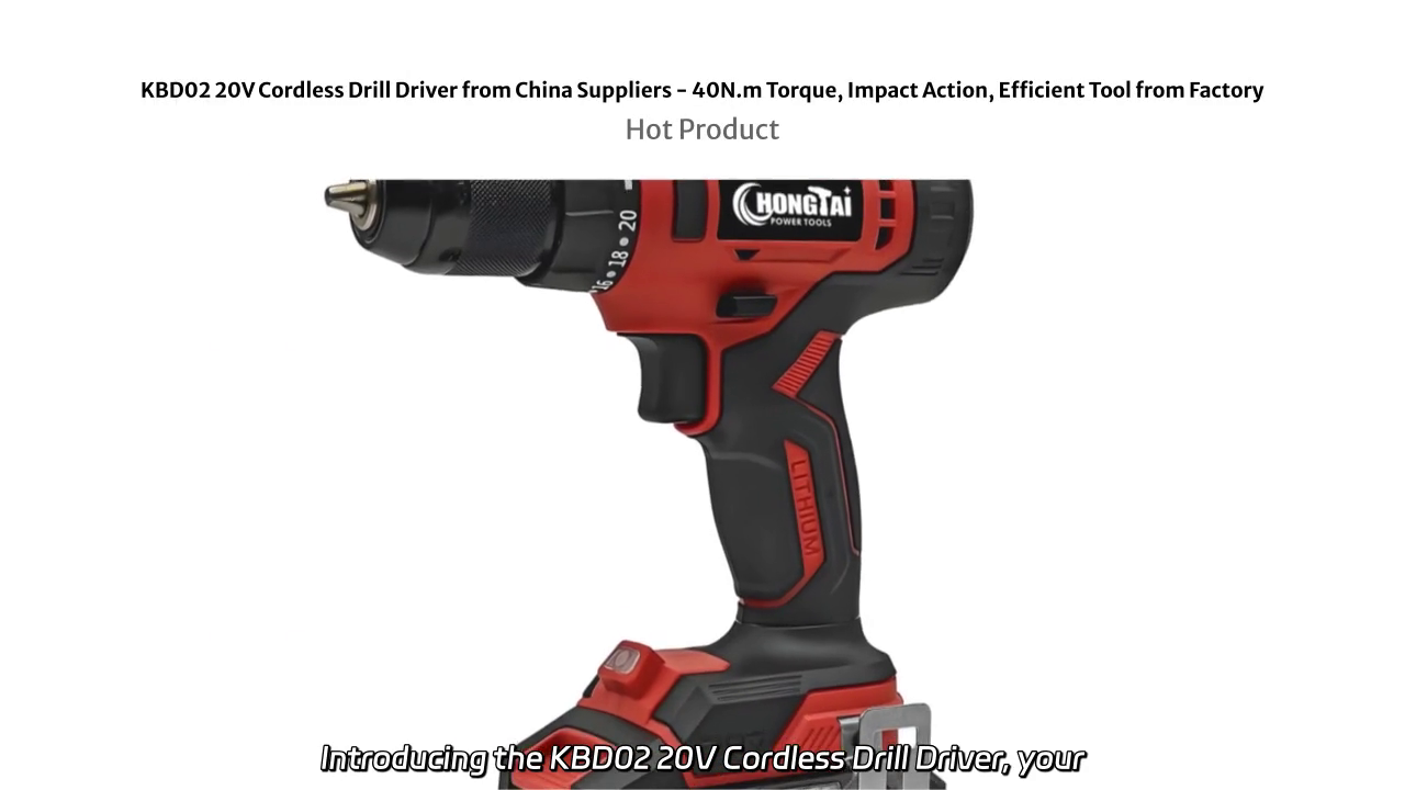 KBD02 20V Cordless Drill Driver