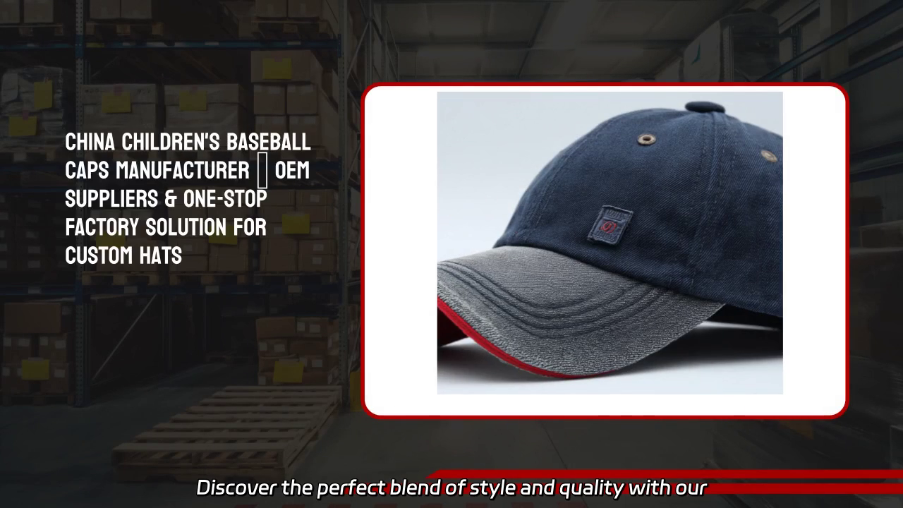 High-Quality Customized Children's Baseball Caps