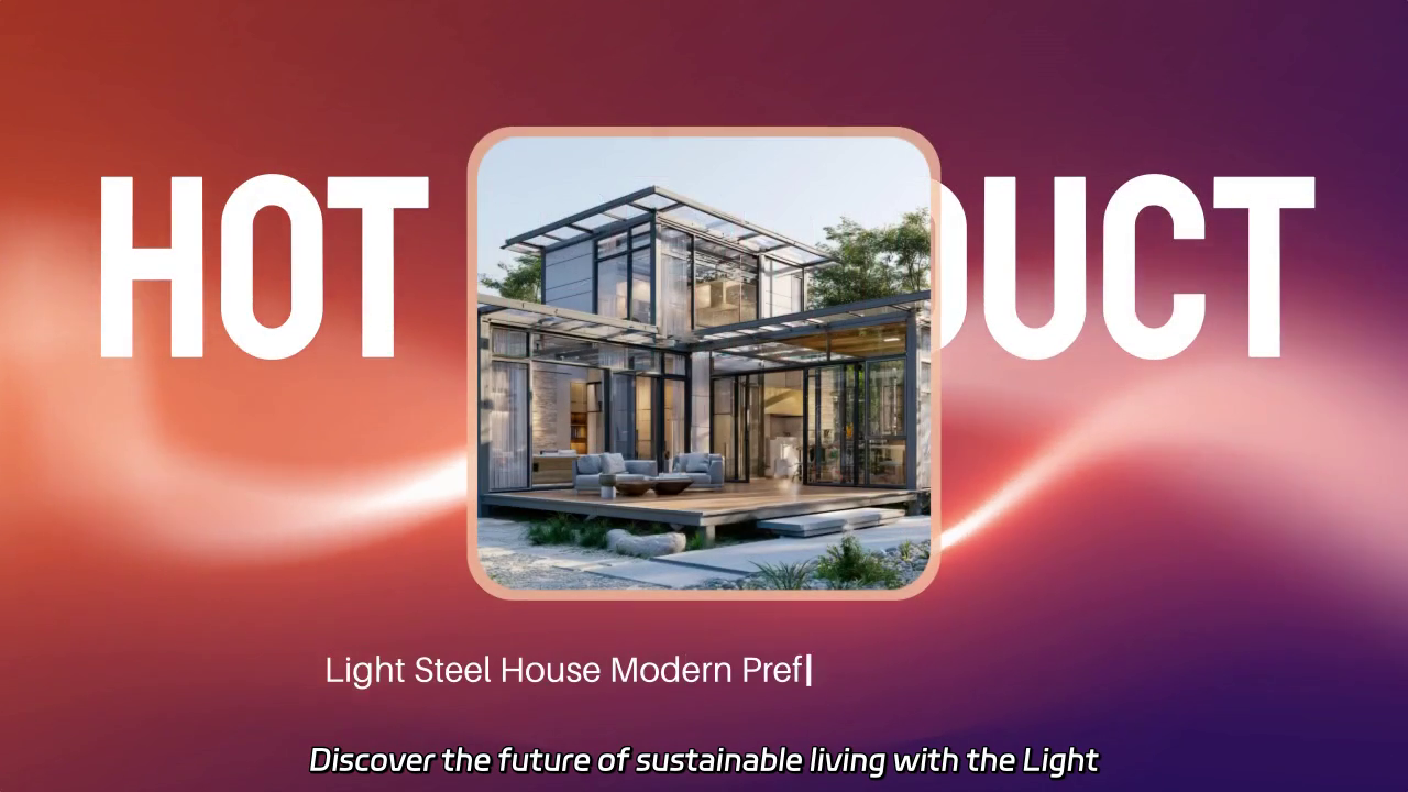 Light Steel House: Modern Prefab Home Solution for Eco-Friendly Living