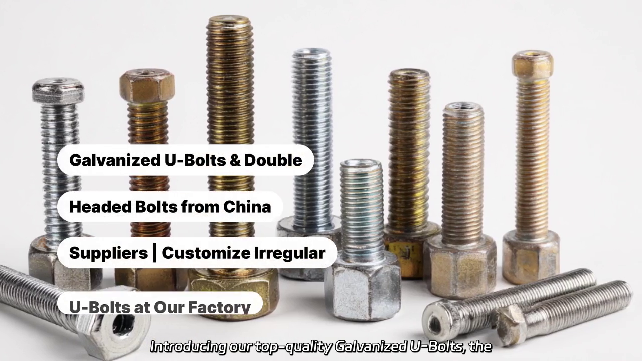Galvanized U-Bolts for Secure Connections