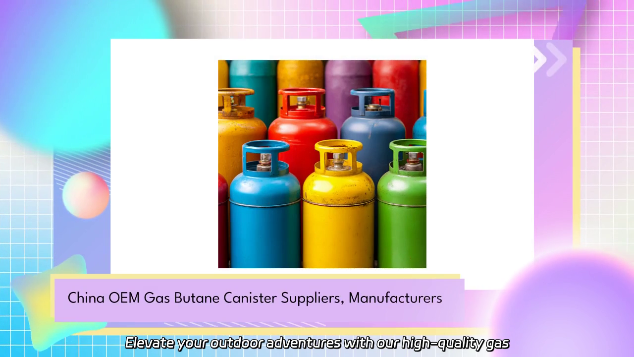 High-Quality OEM Gas Butane Canisters for Outdoor Adventures