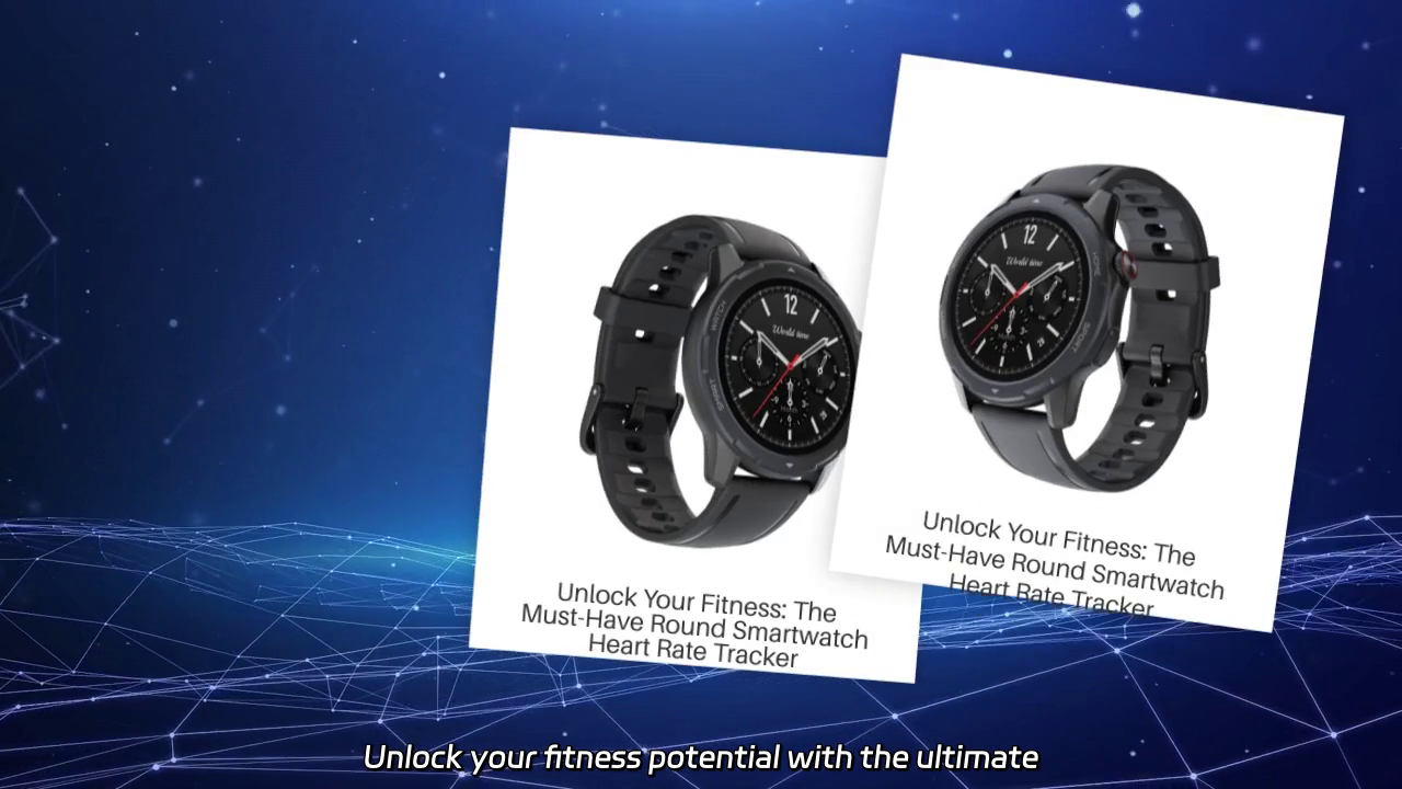 Unlock Your Fitness Journey: Explore the Ultimate Round Smartwatch Heart Rate Tracker